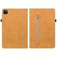 thumbnail image 4 of Dteck iPad Pro 11 inch Case 2021 3rd/2nd/1st Generation Case 2021/2020/2018 with Elastic Band PU Leather Protective Case Cover with Pocket Strap Soft TPU Back Shockproof for iPad Pro 11,Yellow, 4 of 4