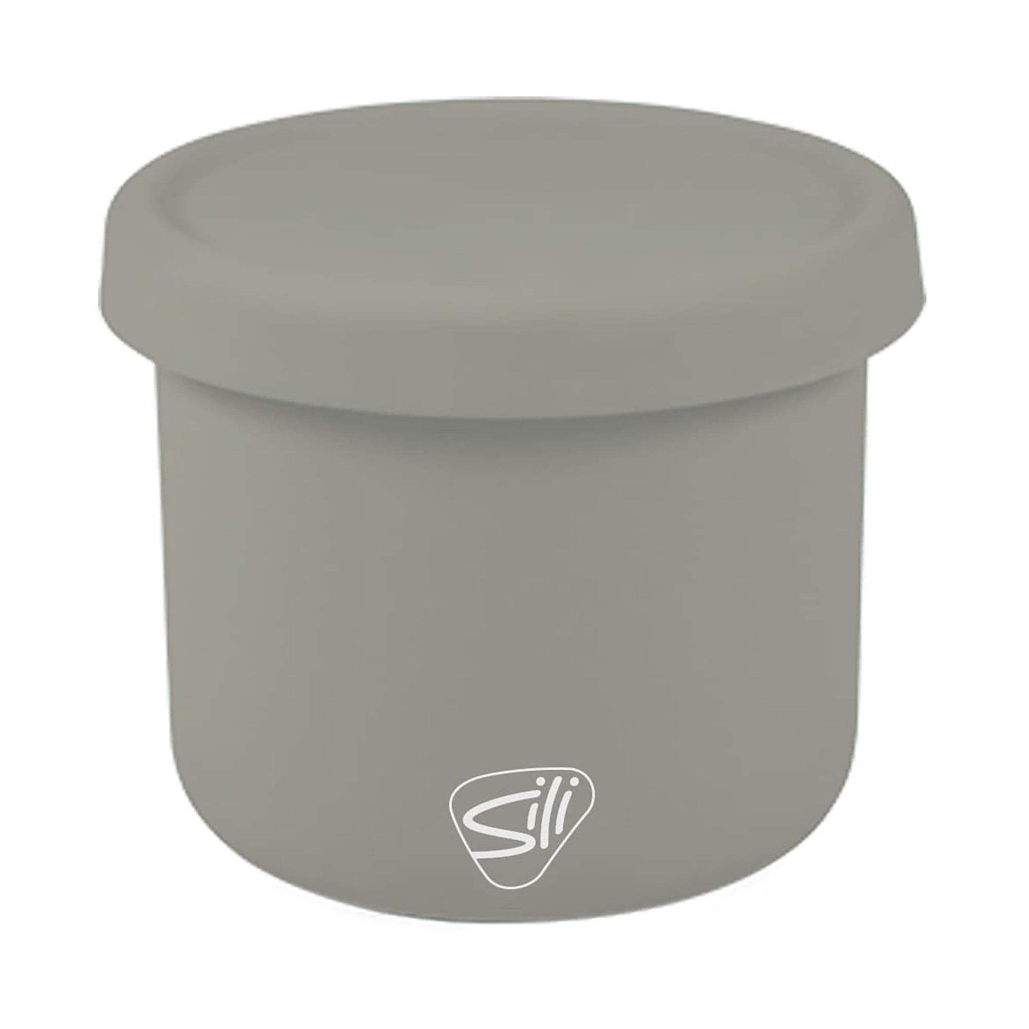 Silipint: Silicone 10oz Lidded Bowls: 2 Pack Moonstone - Unbreakable, Flexible, Microwave-Oven-Dishwasher, Non-Slip