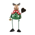 thumbnail image 1 of Adorno de metal Strade Fareast Limited Colgante de Navidad Alce verde, 1 of 8