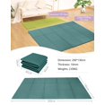 thumbnail image 2 of YR Tapete de Yoga Plegable, Tapete de Ejercicio Grande Plegable de Espuma TPE para Tapetes de Fitness de Viaje de Gimnasio en Casa, 10 Mm de Espesor Verde, 2 of 7