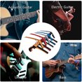 thumbnail image 7 of 1PC Metal Guitar Big Capo with Silicone Pad - 5 Colors, Quick Change, Steel Springs,  No Fret Buzz, 7 of 7
