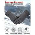 thumbnail image 5 of 3 Pairs Womens Gloves Winter Touchscreen Texting Phone Windproof Gloves Fleece Lined Cold Weather Warm Gloves, 5 of 7