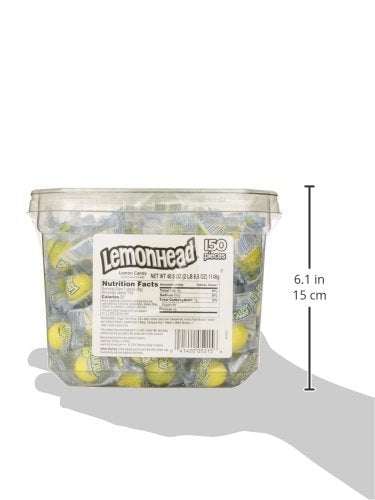 Lemonhead, Lemon Candy, 150 Count, 40.5oz