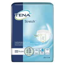 Essity HMS North America Inc Adult Incontinent Brief TENA Stretch Super Tab Closure Large / X-Large Disposable Heavy Absorbency Case of 56