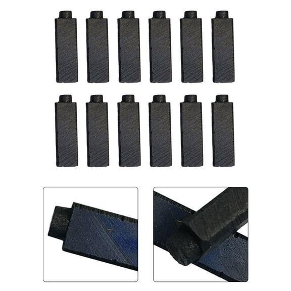 12pcs Motor Carbon Brushes Anchor Engine Electric Hair Dryer Set Carbon Brushes Spare Parts 4x5.5x17mm