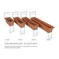 thumbnail image 3 of Root & Vessel Countryside Flower Box, White, 24", 3 of 6
