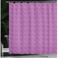thumbnail image 4 of Ambesonne Abstract Shower Curtain, Purple Geometric Shapes, 69"Wx70"L, Pale Purple and Fuchsia, 4 of 5