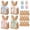 12PCS, variant on 12 Pack Easter Bunny Ears Paper Bags with DIY Ribbon – Rustic Kraft Rabbit Ear Treat Bags, 4 Colorful Ribbon Rolls for DIY Bows, Easter Party Favors, Gift Packaging