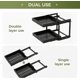 thumbnail image 4 of Organizador de gabinete extensible con cajón deslizante de 2 niveles para gabinetes de cocina, estantes deslizantes para encimera de cocina, baño, 4 of 4