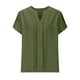 thumbnail image 4 of Tops de Encaje de Manga Corta para las Mujeres Blusa de Suéter de Cuello Redondo Sólido, Top de Fiesta Casual con Forro Interior, 4 of 8