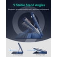 thumbnail image 2 of ESR Case Compatible with iPad Air 11" M4/M3/M2 (2026-2024) & Air 5th/4th Gen (2022-2020), Removable Magnetic Cover, 9-Angle Adjustable Stand, Blue, 2 of 8