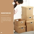 thumbnail image 6 of OUNONA Stationary Organiser Office Storage Bins File Carton Container, 6 of 8