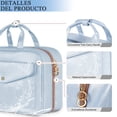 thumbnail image 3 of Neceser de Viaje para Mujer 5 Piezas, Bolsa de Aseo Impermeable con Gancho Colgante, Organizador Cosméticos Grande Capacidad para Maquillaje, Artículos de Tocador, Viajes, Gimnasio, Regalo Mujer, 3 of 6