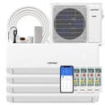 thumbnail image 1 of Costway 30k BTU 4 Zone 7k + 7k + 7k + 9K BTU Mini Split Air Conditioner 23 SEER2 Wifi Enabled, 1 of 10