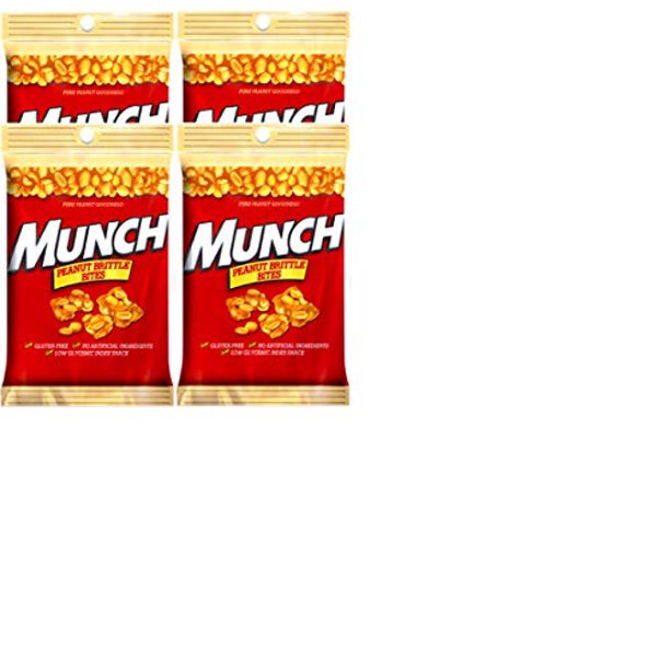 Munch Pure Peanut Goodness Brittle Bites 4.0 Oz. On The Go Walmart
