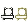 New 39mm Head + Base Gasket Set GY6 50cc Gas Scooter Moped 139qmb Engine parts, 100% Brand New!! By FixRightPro