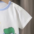 thumbnail image 6 of Xudanell Toddler Baby Boys Girls Short Sleeve Raglan Shirt Summer Athletic Sports Baseball Tee Shirt Cotton T-Shirt (Green, 2-3 Years), 6 of 8