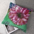 thumbnail image 7 of nygtbtfer Flower Throw Pillow Covers Colorful Flower Style Decorative Pillow Blue Purple Flower Pillow Cases Cushion for Home Sofa Bed White, 7 of 7