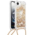 thumbnail image 1 of Funda FOXDOCK para iPhone 16e con Cuerda Ajustable, Brillo Líquido, Protección Antigolpes y Lente – Ideal para Regalo, 1 of 6