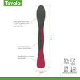 thumbnail image 2 of Tovolo Scoop and Spread Mini Dual End Charcoal Gray and Viva Magenta Silicone Sandwich Spreader Tool with Nylon Handle, BPA Free Dishwasher Safe Silicone and Nylon Tool for Spreading and Scooping, 2 of 6