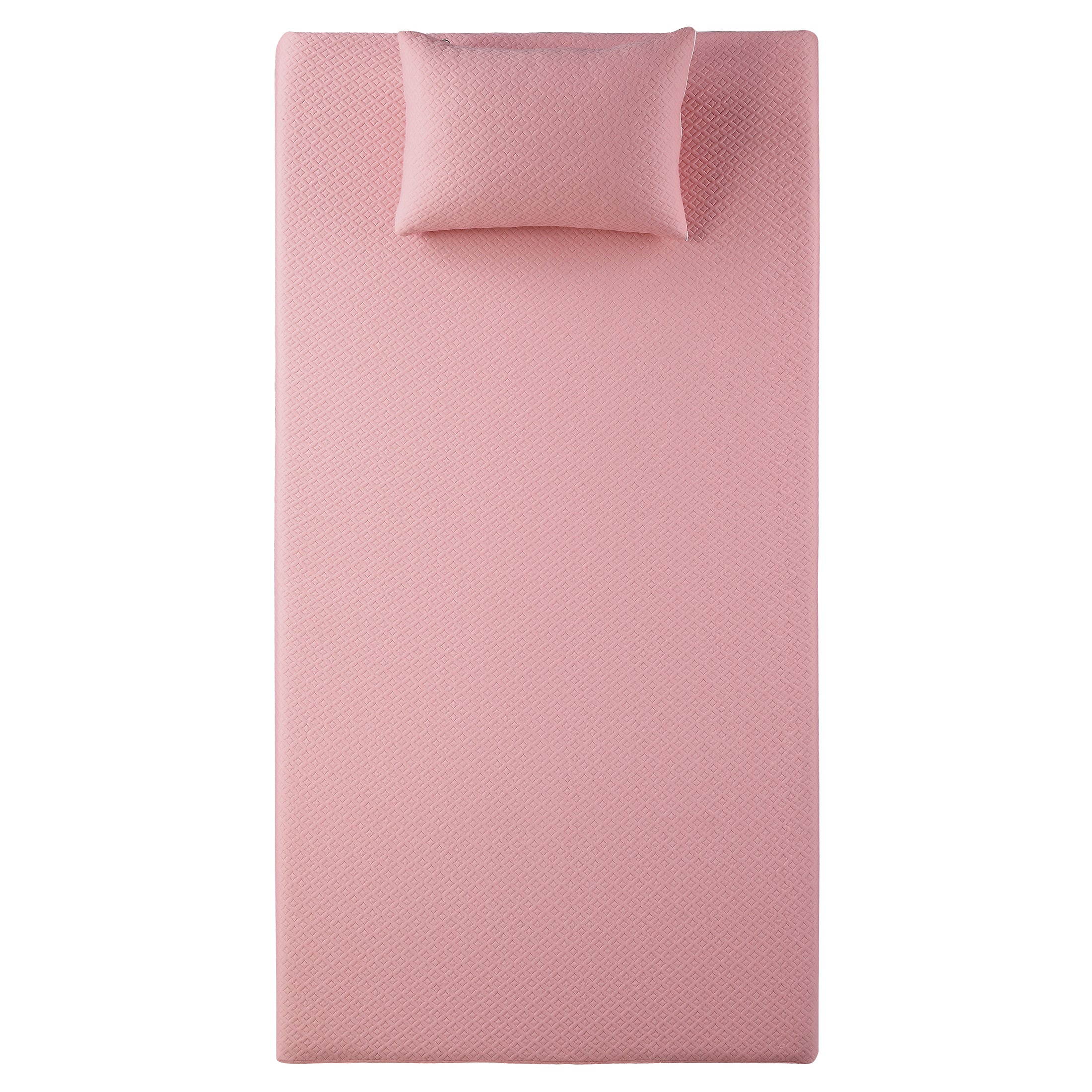 OakvillePark Roxbury Mattress Pillow Set, Twin, Pink