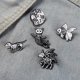 thumbnail image 4 of 5 PCS Insignias De Calavera Pasadores De Solapa Para Bolsas Monederos Disfraces Partido Decorativo Sunnimix Pernos de broche, 4 of 8