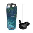 thumbnail image 2 of Goofa Tropical Paradise Window View for Insulated Kettle 18oz Water Bottle Insulated Tumbler with Handle & Flip Straw - Fits in Cup Holder, Leak Resistant Tumbler, 2 of 8