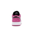 thumbnail image 4 of Jordan Kid's 1 Low Black Active Fuchsia Shoes, from StockX, 4 of 5