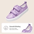 thumbnail image 4 of DREAM PAIRS Girls' Sneakers, Toddler Canvas Shoes with Hook-and-Loop Closure, Lightweight Breathable Casual Shoes with Playful Design, 4 of 5