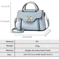 thumbnail image 3 of Sunyuer Women's Fashion Handbags & Purses, Stylish Simple Crossbody Bag Small Square Bag for Daily Use, 3 of 5