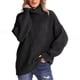 thumbnail image 1 of Suéter de cuello alto de moda para mujer, suéter de manga larga, suéter informal de cuello alto, suéter para mujer, 1 of 6