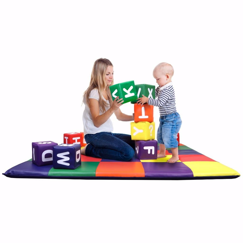 26 Alphabet Boczif Soft Foam Blocks for Toddlers Children to Learn Alphabet Math 26 Alphabet 100 Numbers