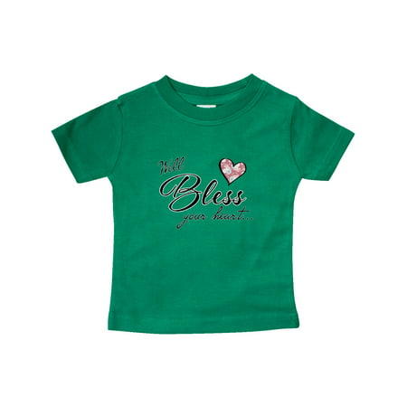 

Inktastic Well Bless your Heart with Floral Print Gift Baby Boy or Baby Girl T-Shirt