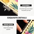 thumbnail image 3 of FORMRS 1-Subject Spiral Notebook 8" x 5" College Ruled 60 Refillable Sheet A5 Hard Cover, Pineapple Love, 3 of 7