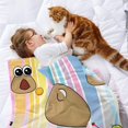 thumbnail image 2 of Pou anti-pilling, suave, ligera, esponjosa y acogedora de lujo para hogar y cocina – Perfecta para niños y adultos,130X150cm, 2 of 6