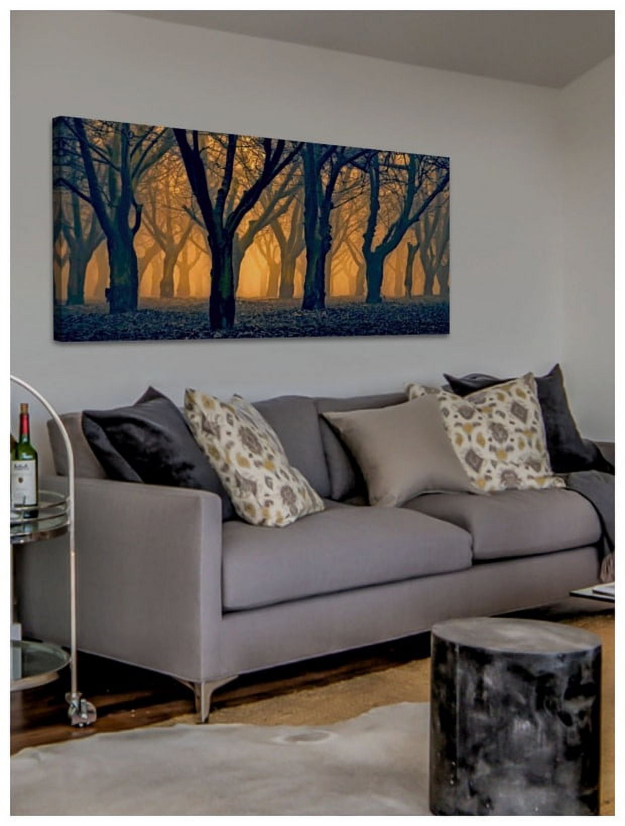 Marmont Hill Inc Marmont Hill - Woods Aglow Painting Print on Canvas - Multi-color