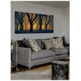 thumbnail image 4 of Marmont Hill Mh-Mww-Scwtz-45-C-36 18" X 36" "Woods Aglow" Giclee Art Print On Stretched, 4 of 7