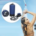 thumbnail image 4 of Ducha de campo a presión portátil para exteriores con bomba de pie, bolsa de agua, equipo de viaje para senderismo y acampada YUNYI BRAND  Deportes, 4 of 8