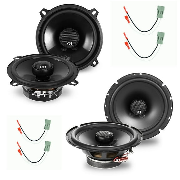 NVX Factory Speaker Replacement Package for 1992-1995 Honda Civic 6.5" & 5.25" Coaxial Car Speakers