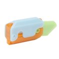 thumbnail image 4 of Cuchillo de zanahoria por gravedad impreso en 3D, cuchillo de descompresión impreso en 3D de alta resistencia, fluorescente, portátil, para adultos y niños, 4 of 5