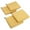 Lemon, variant on 20-inch by 19-inch Spun Polyester Chair Cushion (Set of Four)-Color:Lemon