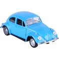 thumbnail image 4 of Coche Volkswagen Beetle Bug Vintage 1967 a escala 1/32 fundido a presión, 4 of 5