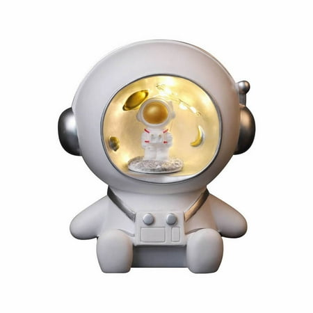 

Jierger Lamp Astronaut Night Light for Kids LED Spaceman Desktop Creative Light for Bedroom Gaming Room Great Gift for Children Boys Girls for Christmas Holiday Birthday