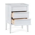 thumbnail image 2 of Simpli Home Russo 24 inch Bath Vanity with White Veined Engineered Marble Top, 2 of 2
