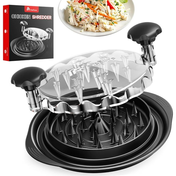 Large Chicken Shredder, Heavy Duty Highly Durable Chicken Shredder Tool Twist, Meat Shredder Machine, BPA Free, Strong Anti-Slip, Dishwher Safe, Suitable for Pork Beef Chicken