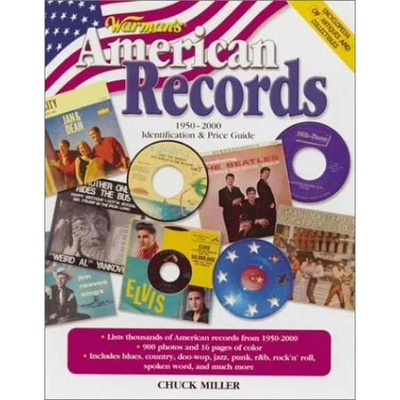 Pre-Owned Warman's American Records, 1950-2000: Identification & Price Guide (Encyclopedia of Antiques and Collectibles) (Paperback) 0873492595 9780873492591