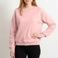 thumbnail image 4 of Qwertyu Mock Neck Sweatshirt for Women Oversized Turtleneck Sweater Long Sleeve Fleece Pullover Tops Fall Fashion Clothes Pink XL, 4 of 6