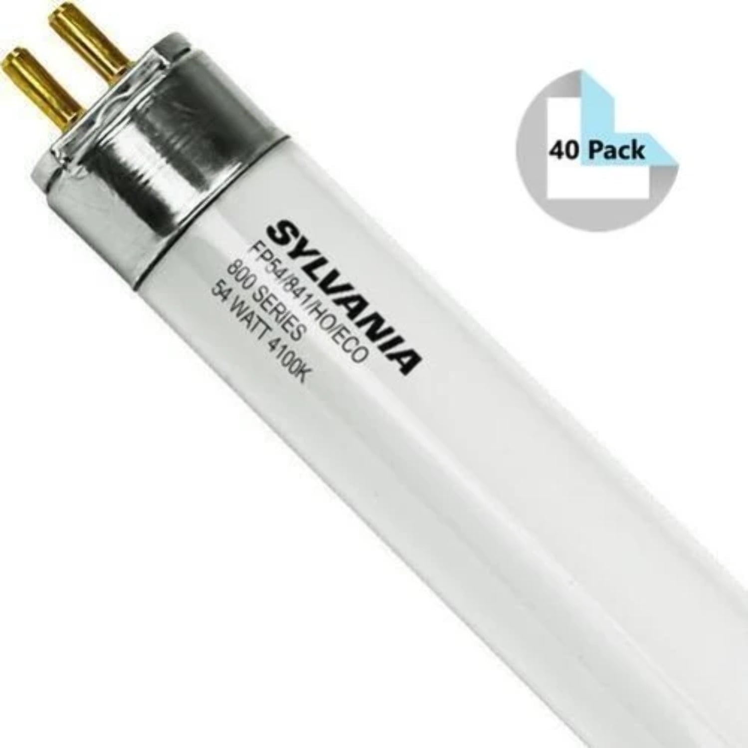 T5HO Fluorescent Lamps Sylvania FP54//841//HO//ECO 4/' 40 Pack 4100K 54W