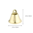 thumbnail image 4 of 20pcs Christmas Jingle Bells Metal Little Bells Decor Handmade Bell Accessory, 4 of 9