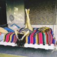 thumbnail image 4 of Mexican Blanket Striped Tassel Tablecloth 59 X 84 Inch For Mexican Wedding Party Decorations, Large, 4 of 4